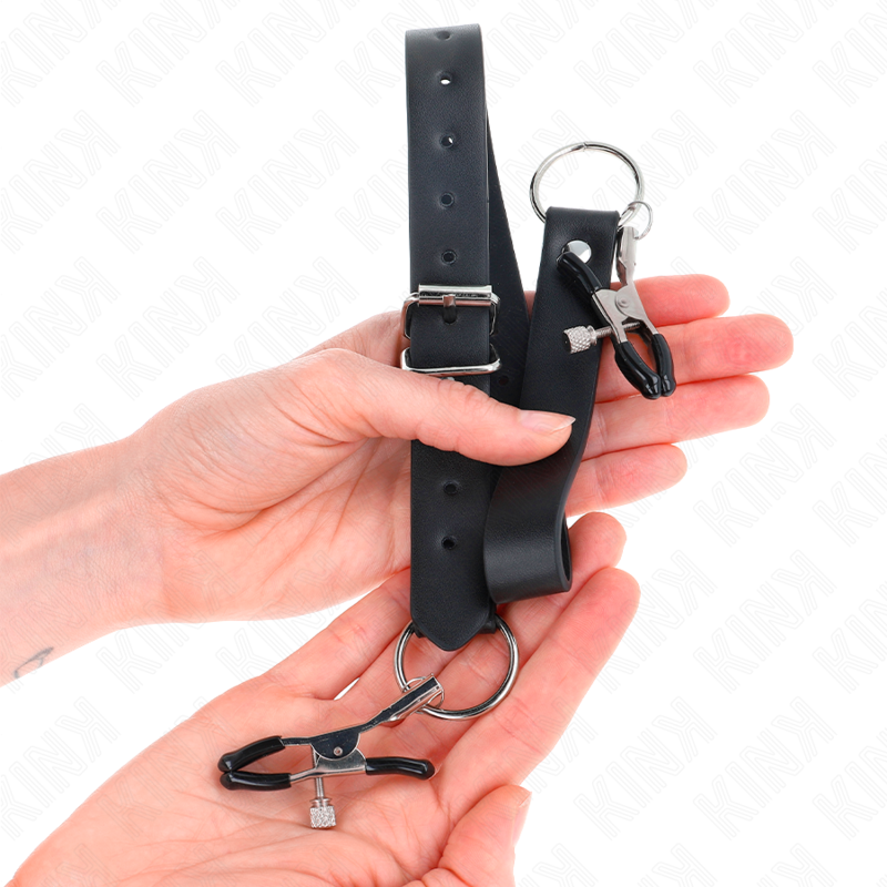 4 adjustable clitoris clamps 34-48 cm
