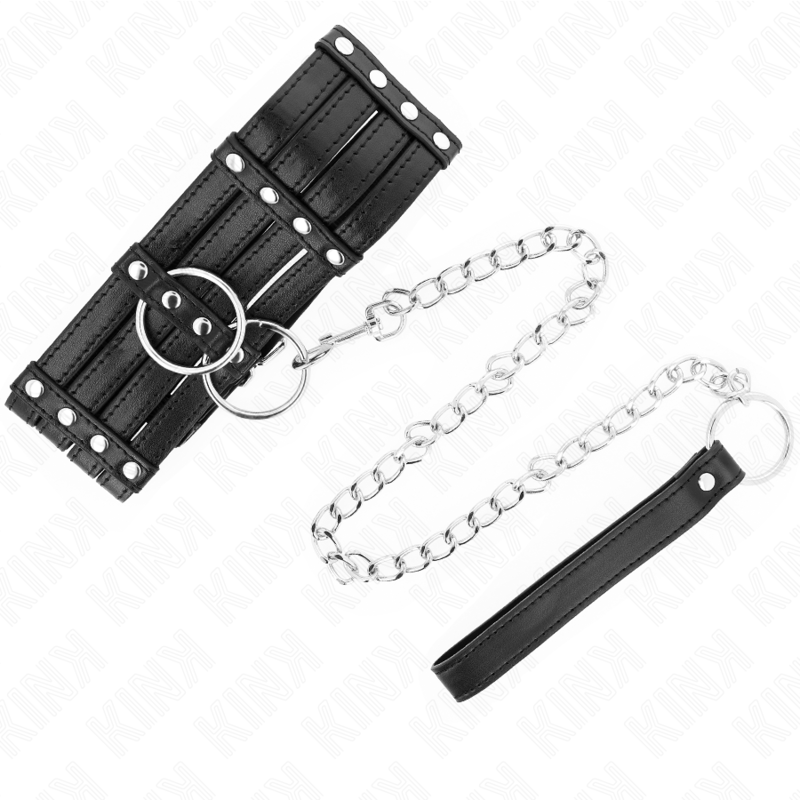 Necklace with belt 65 cm sub style adjustable 35-51 cm x 7 cm