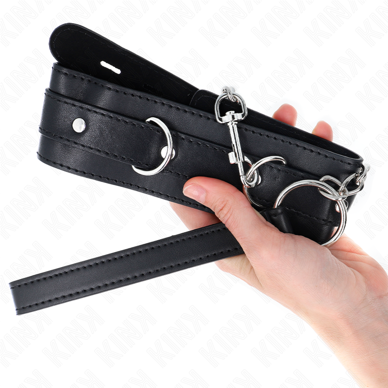 Collar with belt 65 cm with black strap 54 x 4.5 cm