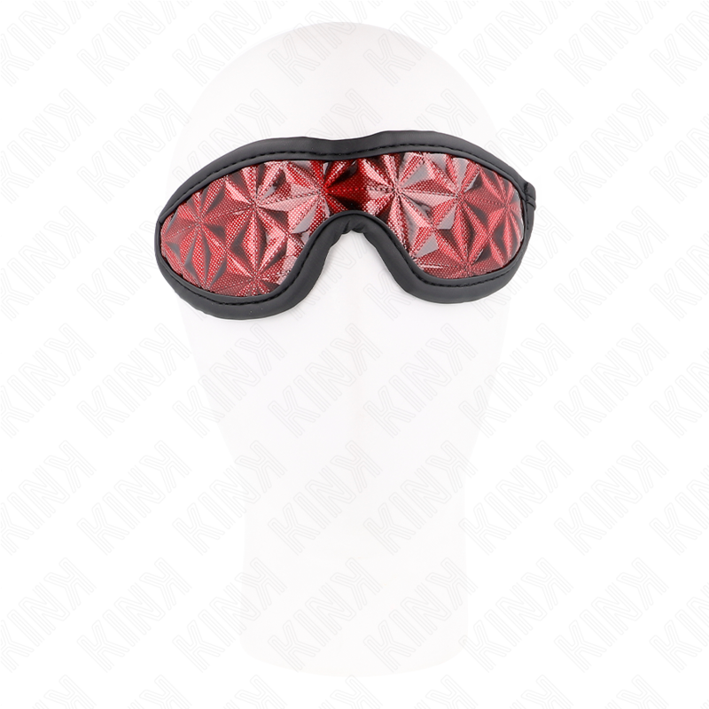 Red diamond pattern headband 20.5 x 6 cm