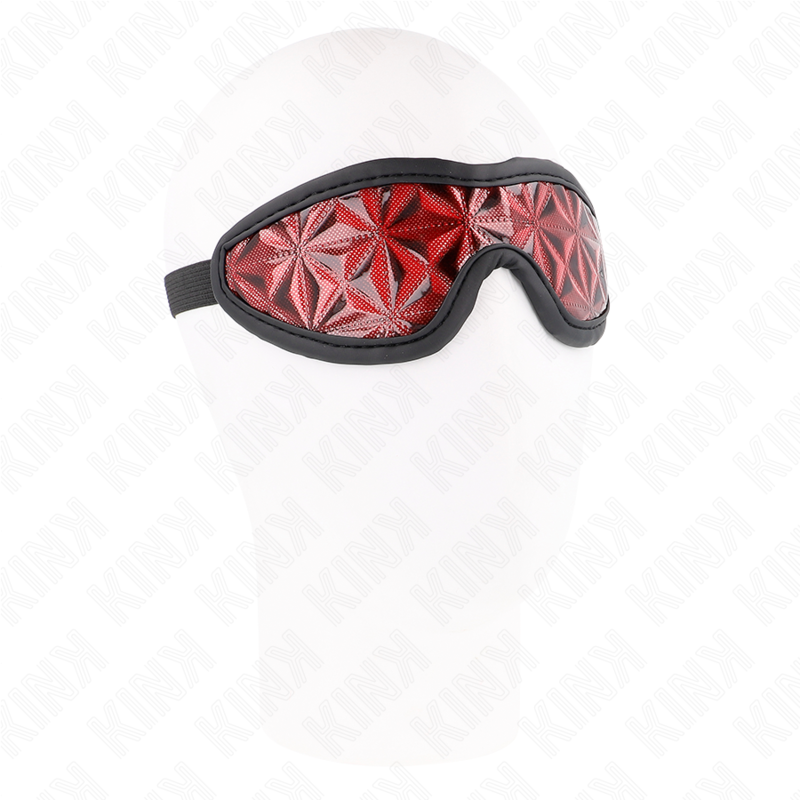 Red diamond pattern headband 20.5 x 6 cm