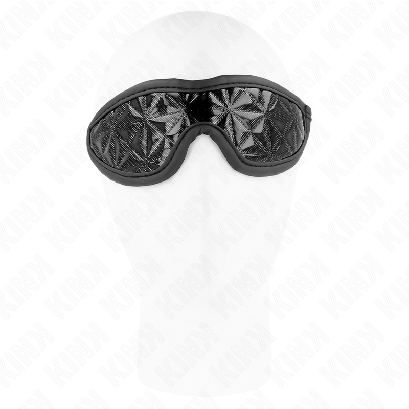 Black diamond pattern headband 20.5 x 6 cm