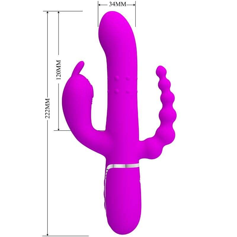 Cammy 4-in-1 Multi-Function Triple Vibrator Pink