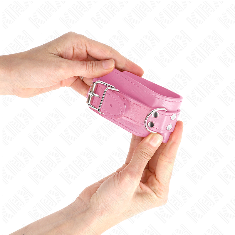 Single pink adjustable wrist restraints 20-23 cm x 5.5 cm