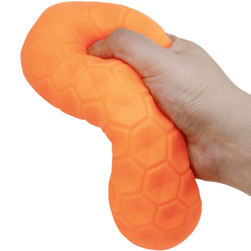 Orange Dual Ball Male Masturbator