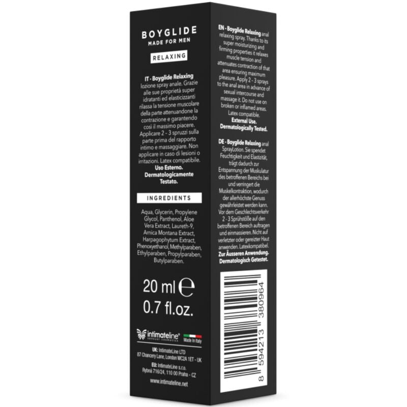 Boyglide anal relaxing spray 20 ml