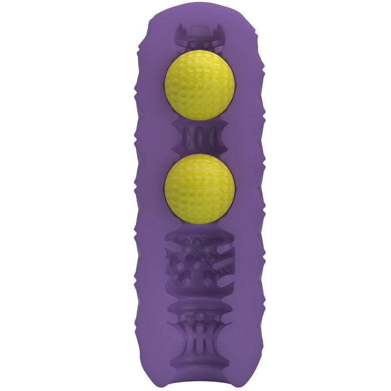 Purple Double Ball Male Masturbator