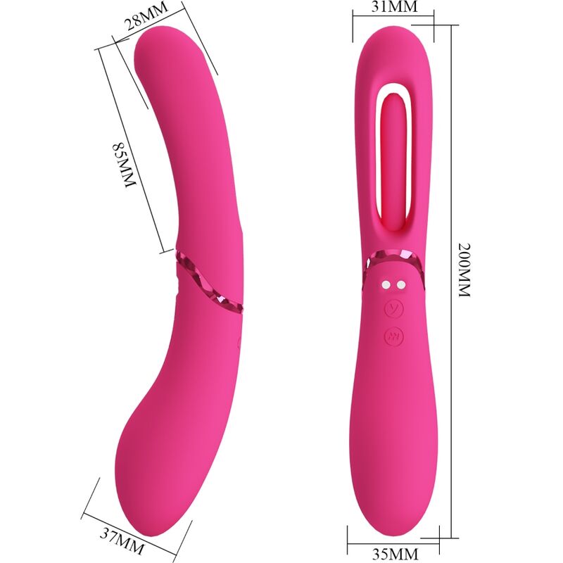 Lexie g-spot vibrator 7 vibrations pink
