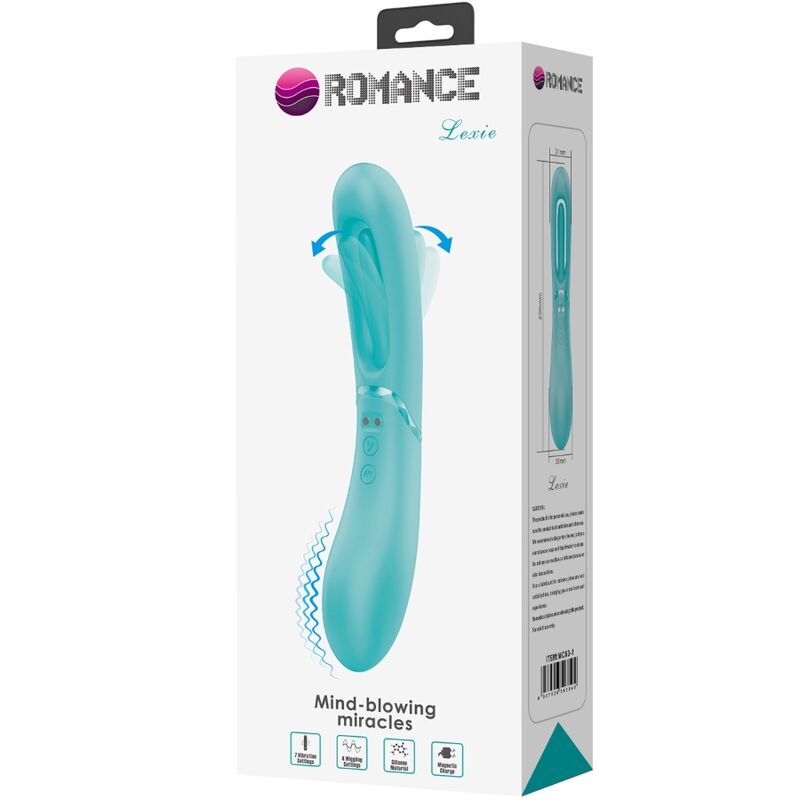Lexie G-spot vibrator 7 vibrations blue