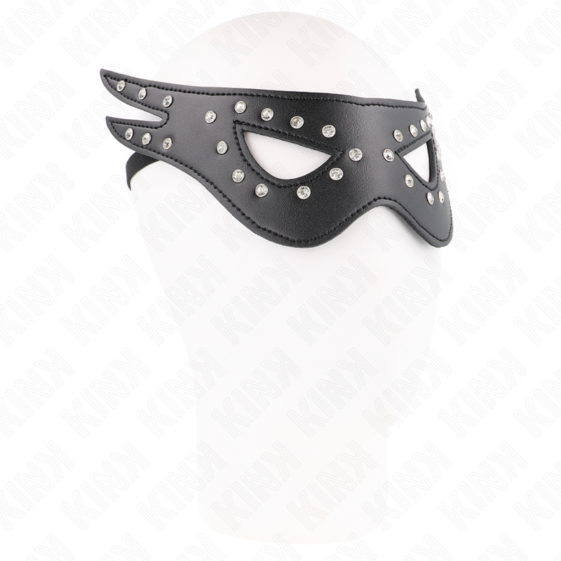 Sexy leatherette mask model 2 27 x 13 cm