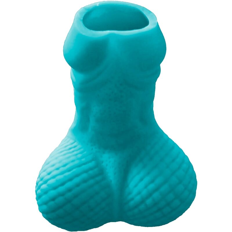 Verre  liqueur pénis bleu