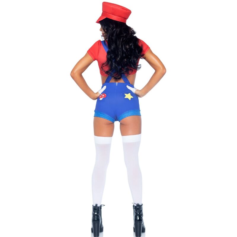 Sexy Mario Bros Red/Blue Costume M