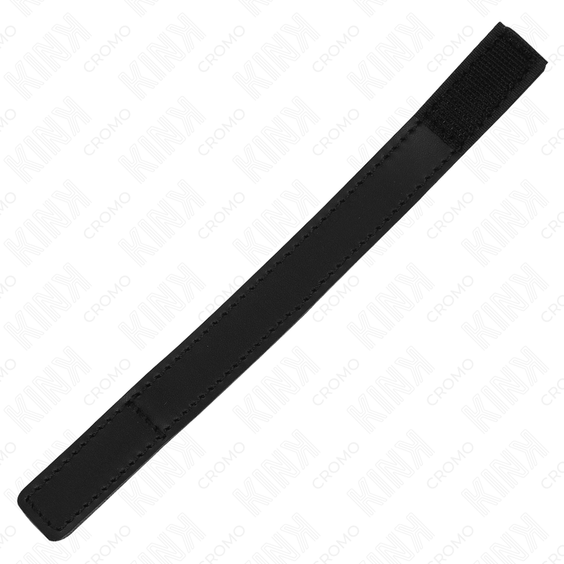 Leather penis ring with velcro closure 20 x 2 cm