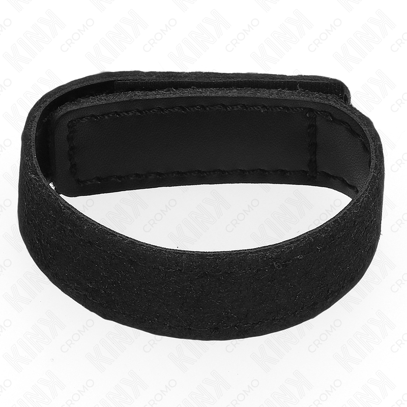 Leather penis ring with velcro closure 20 x 2 cm