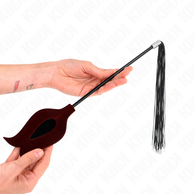 Silicone pompom whisk pink shape 45 cm