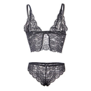 953928 silk and lace nightgown + black panties l/xl