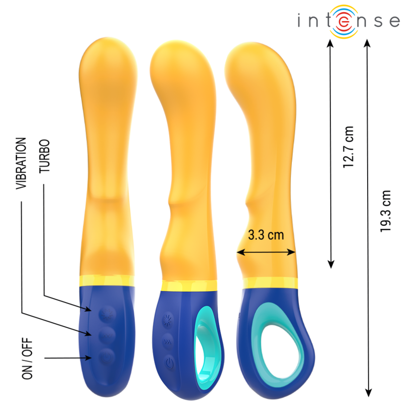 Shaggy Yellow G-Spot Vibrator