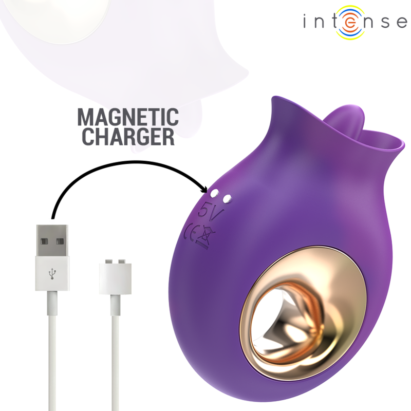 Tuli Clitoris Stimulator 9 Vibrations &amp; 9 Oscillations Purple