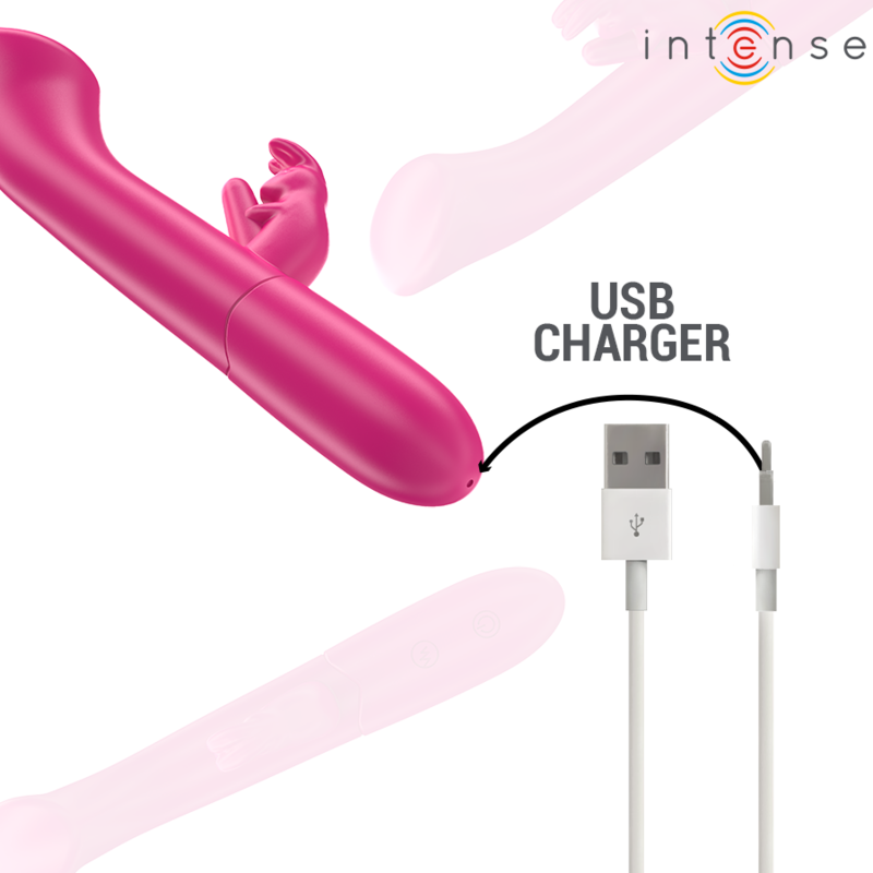 Julieta rabbit vibrator 18.6 cm 10 vibrations pink
