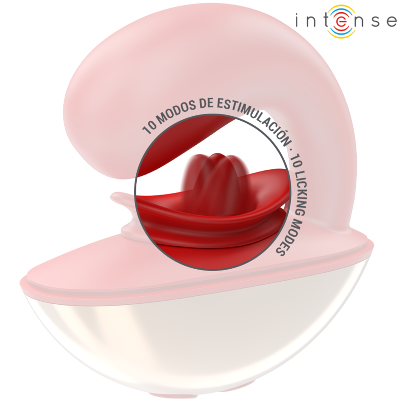 Mariah U-Shaped Vibrator &amp; Stimulator 10 Vibrations Red