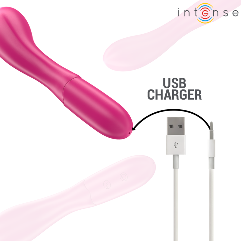 Lisette vibrator 19 cm flexible 10 vibrations pink