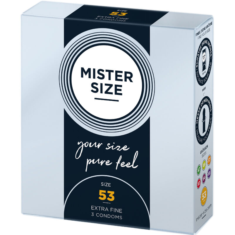 Préservatif taille m 53 mm (3 unités)