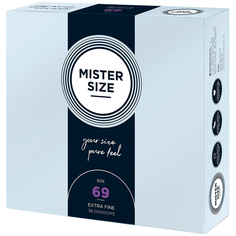 Condoms size xxxl 69 mm (36 units)