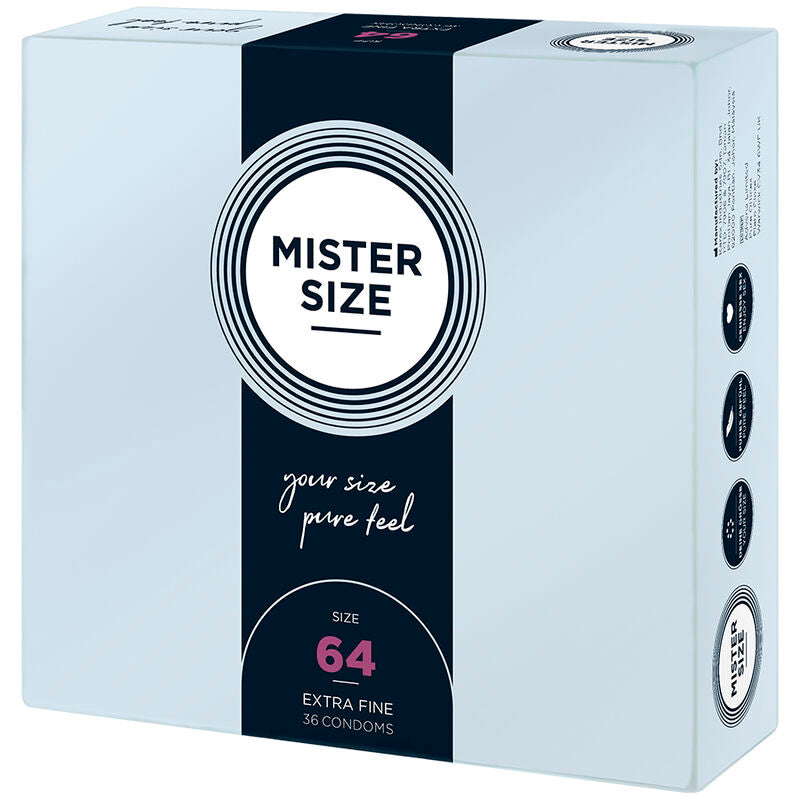 Préservatifs taille xxl 64 mm (36 unités)