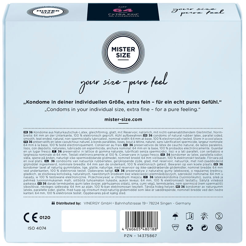 XXL condoms 64 mm (36 units)