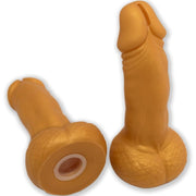 Tirelire en forme de pénis 22,5 cm or
