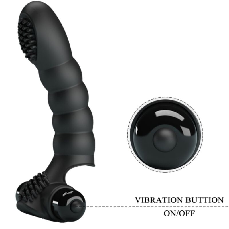 Alexander Finger Vibrator 10 Vibrations Black