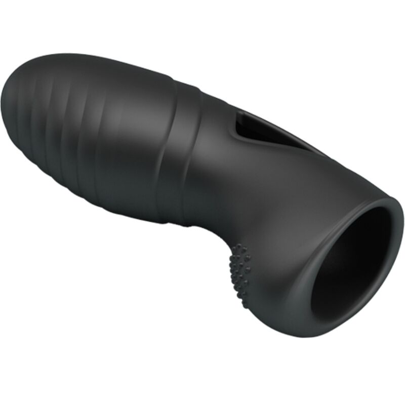 Alan vibrateur de doigts en silicone noir