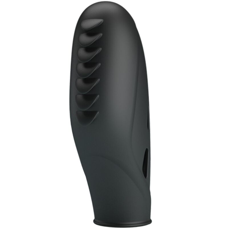Gilo black silicone finger vibrator