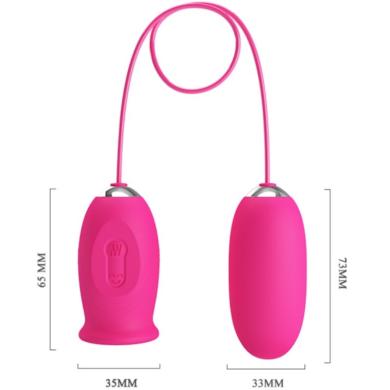 Daisy Vibrating Egg + Pink Clitoris Stimulating Tongue