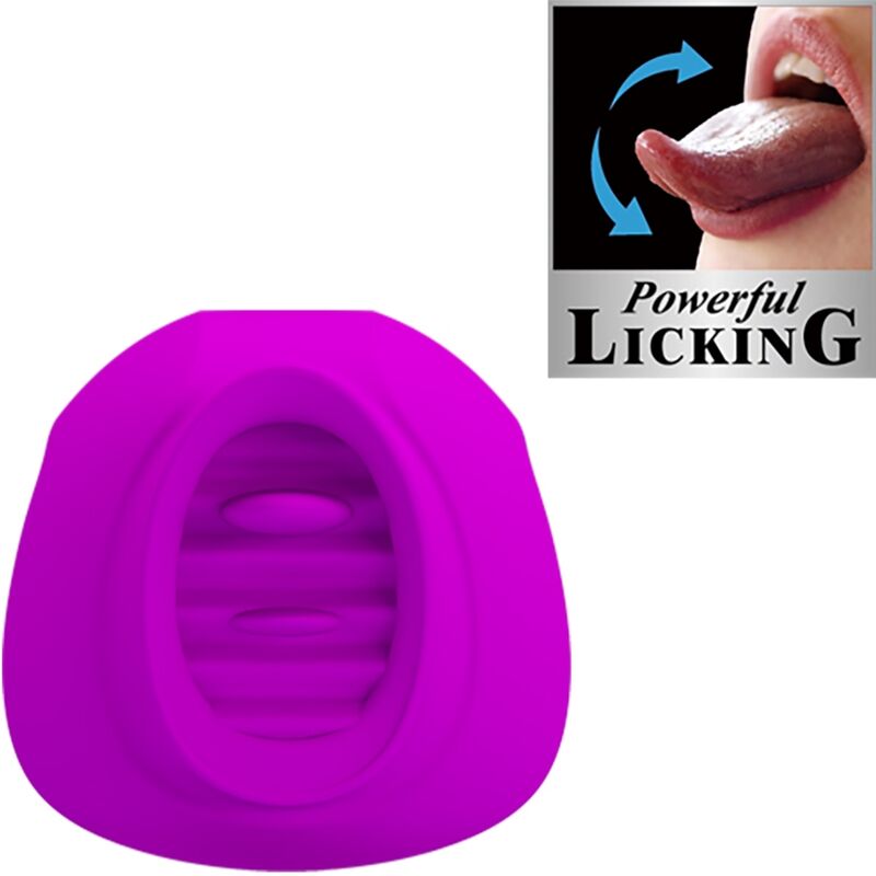 Estelle Tongue Clitoris Stimulator 12 Vibrations Purple