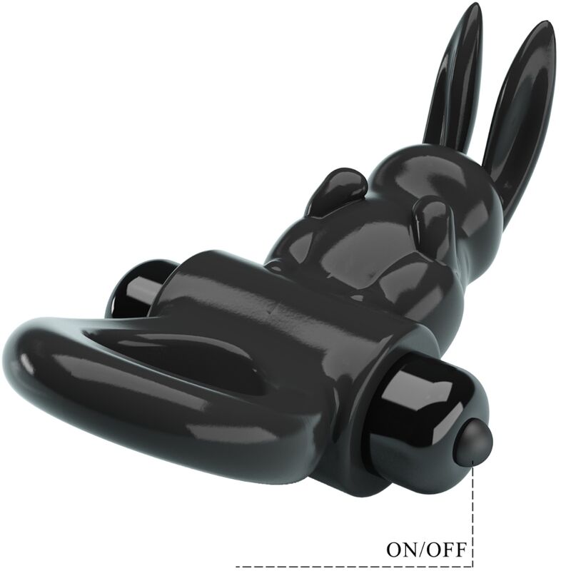 Exciting rabbit vibrating ring 10 vibrations black