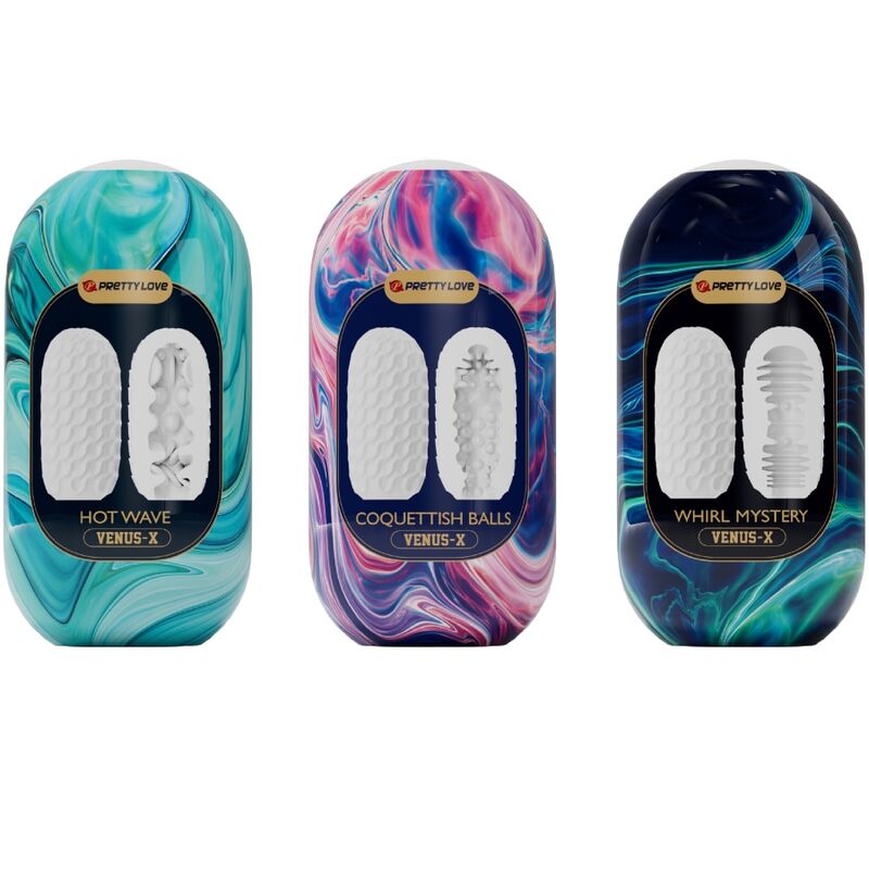 Venus x 15 white silicone male masturbators