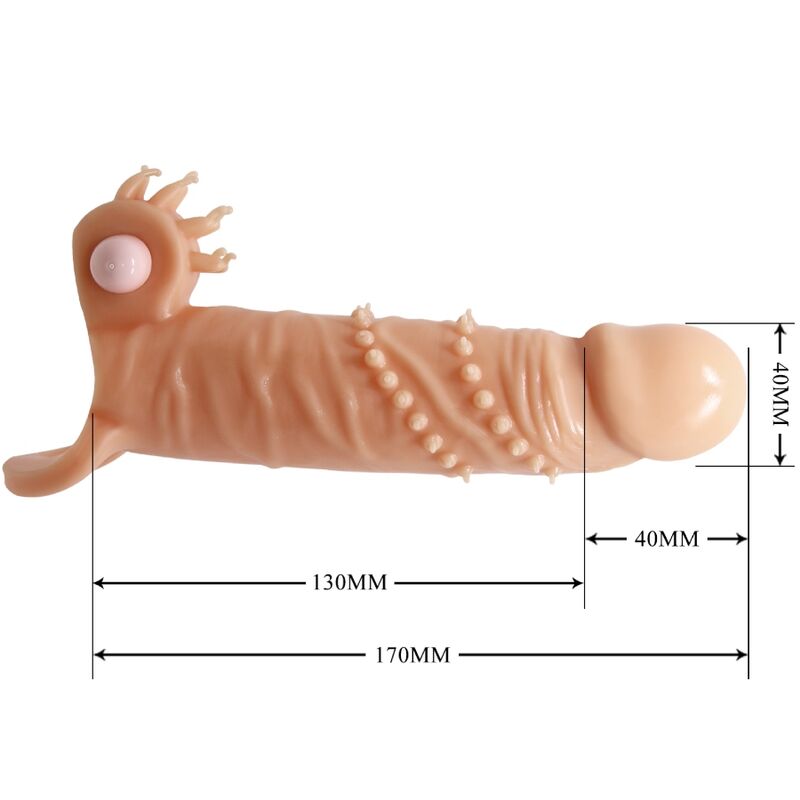 Connor Penis Sleeve + Flesh Clitoris Stimulator