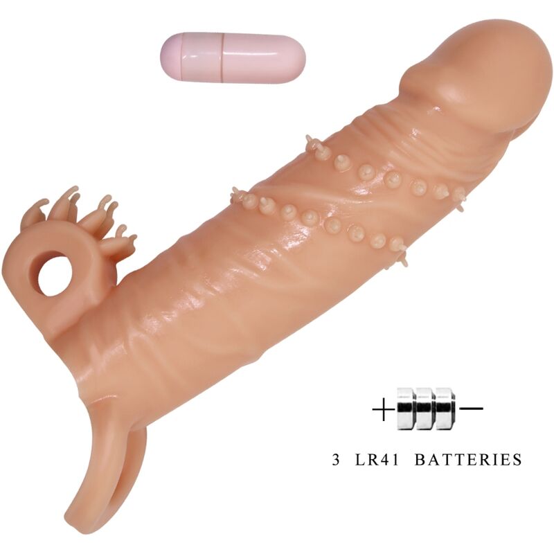 Connor Penis Sleeve + Flesh Clitoris Stimulator