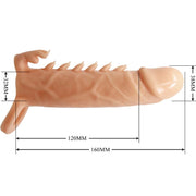 Emmit Penis Sleeve + Flesh Clitoris Stimulator