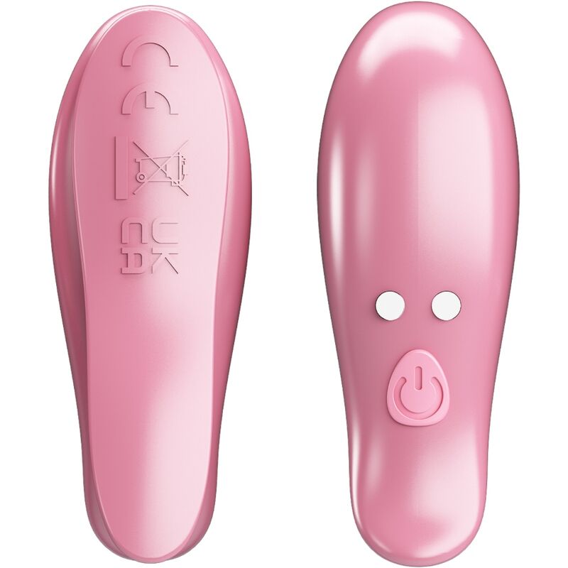 Pinces à tétons cailey 10 vibrations télécommande rose