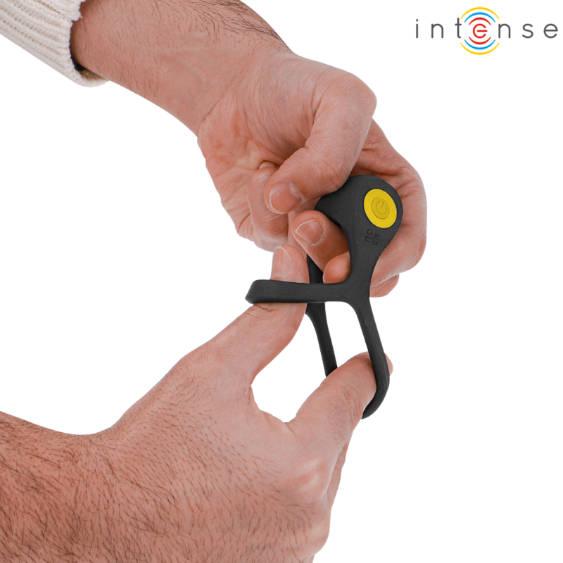 Alex Double Penis Ring Vibrator 10 Vibrations Black