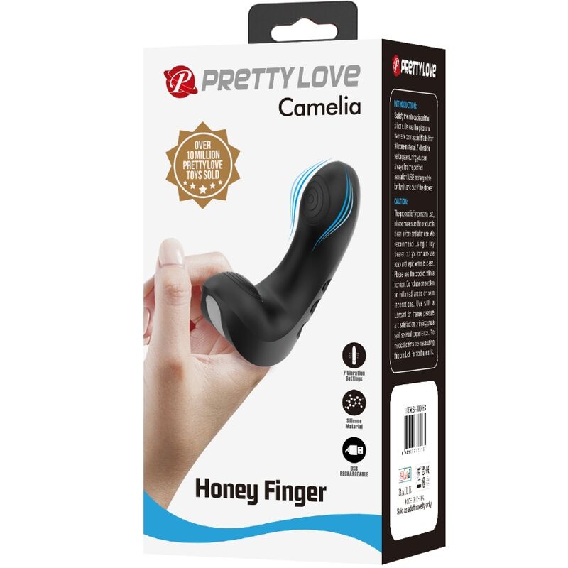 Camelia finger vibrator 7 vibrations black