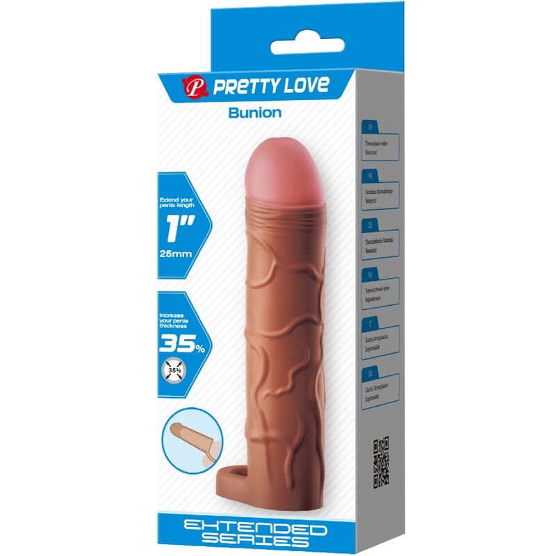 Mulatto 2.5cm Extension Onion Penis Sleeve