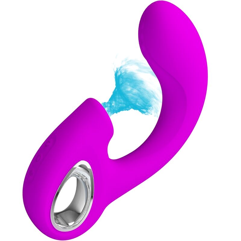 Sibel G-spot vibrator + Sibel clitoris stimulator 10 vibrations purple