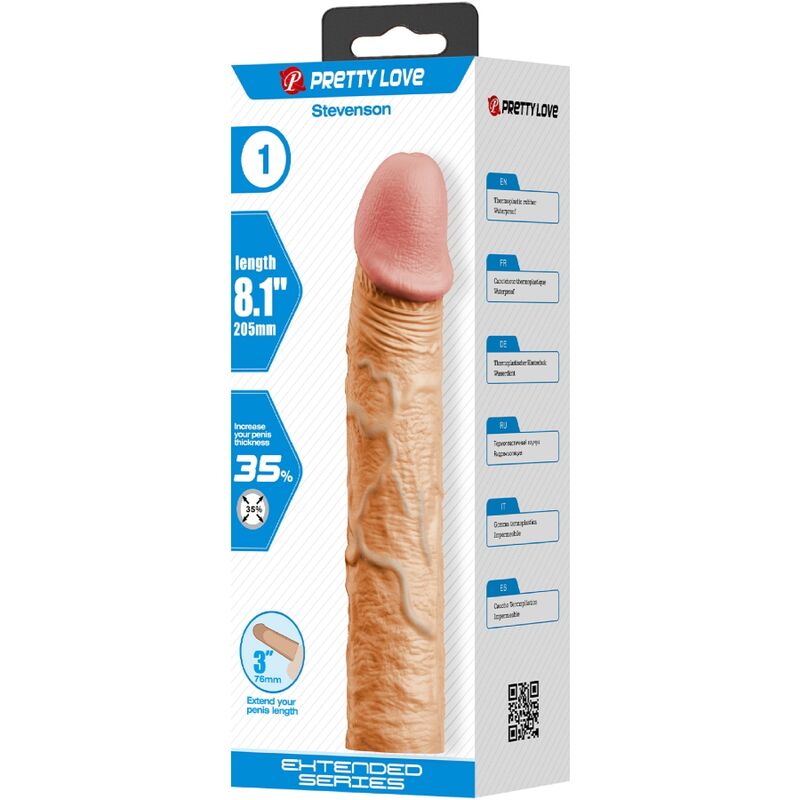 Stevenson Penis Sleeve with 3" Flesh Extension