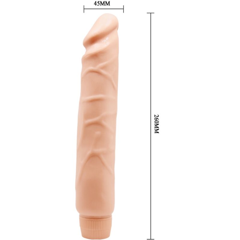 Realistic vibrating jack 26 cm flesh