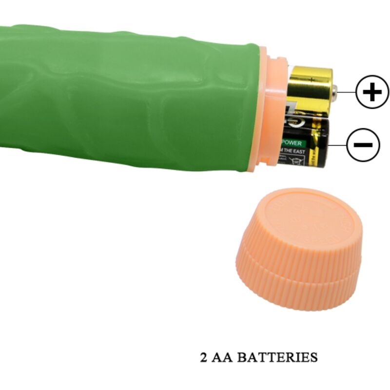Realistic vibrator bill 22.5 cm green