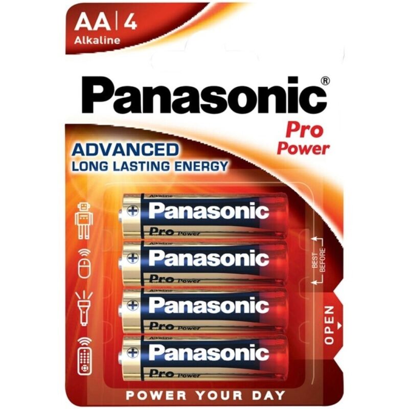 Piles alcalines pro power aa lr6 blister*4