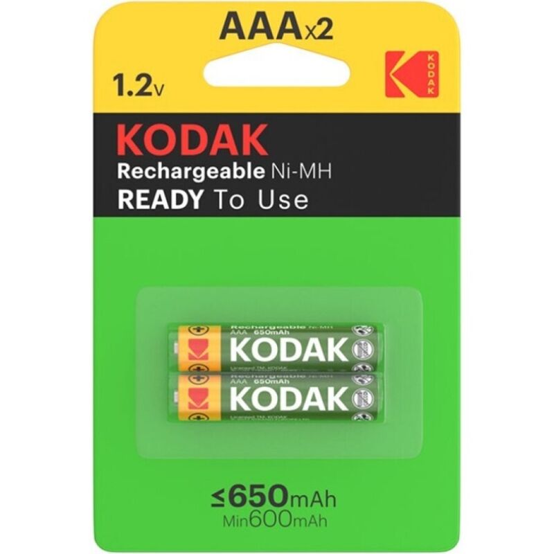 Blister de pile rechargeable hr03 aaa 650mah*2